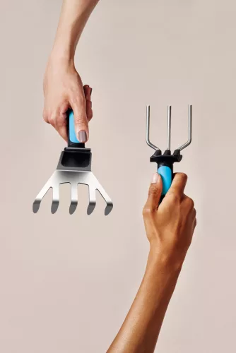 Cellfast ENERGO™ Kézi Villa Lazításhoz, Ültetéshez és Gyomláláshoz, Rozsdamentes Acél, BIZTONSÁGOS ÉRINTÉS Technológiával