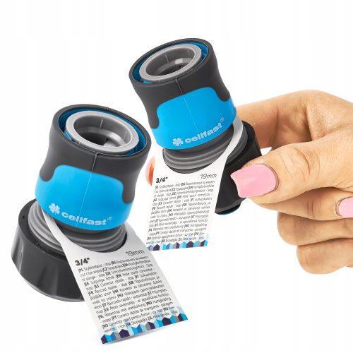 SAFETOUCH IDEAL 3/4"-os Gyorscsatlakozó ABS/PC Anyagból