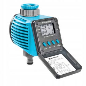   IDEAL Digitális Öntözésvezérlő - Kerti Öntözőrendszer, UNI FIT Technológiával, 1-99 perc Öntözési Időtartam, G3/4" és G1" Csatlakozó Méretek