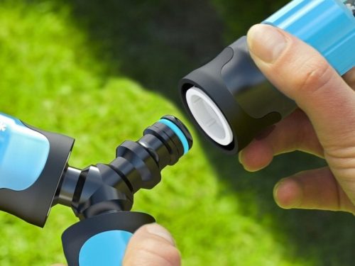 ERGO T Elosztó Kerti Slaghoz 1/2", 3/4", 3/8" PVC Gyorscsatlakozóval