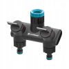 ERGO Tömlő Elosztó Kerti Slaghoz - Kettős Csatlakozás, Üvegszálas Kompozit, UNI FIT™ Technológia, G1/2", G3/4", G1" Menetméret