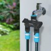 ERGO Tömlő Elosztó Kerti Slaghoz - Kettős Csatlakozás, Üvegszálas Kompozit, UNI FIT™ Technológia, G1/2", G3/4", G1" Menetméret