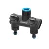 ERGO Tömlő Elosztó Kerti Slaghoz - Kettős Csatlakozás, Üvegszálas Kompozit, UNI FIT™ Technológia, G1/2", G3/4", G1" Menetméret