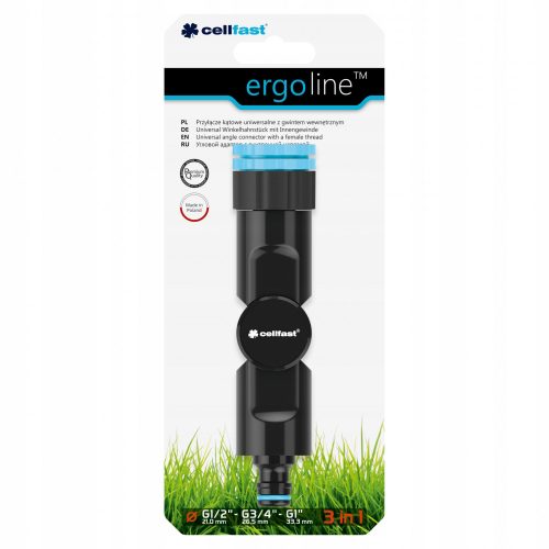 Csapcsatlakozó ERGO 1/2-3/4-1" Belső Menettel, Fokozatmentesen Állítható Dőlésszöggel