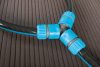 IDEAL Csökkentő T-csatlakozó 1", 3/4", 1/2"-5/8" - CellFast Műanyag Öntözőrendszerhez