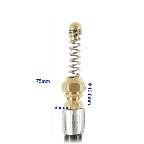 10m-es csőgörény alumínium csatlakozóval, rugóval Nilfisk Stihl RE Husqvarna magasnyomású mosókhoz