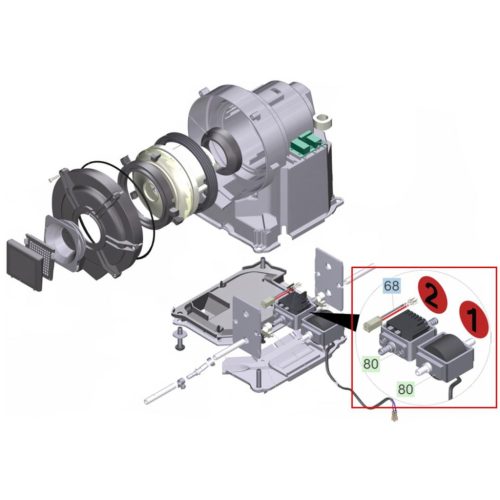 Vízpumpa (szivattyú) Karcher Puzzi 8/1 10/1 10/2 100 200 tipusú gépekhez (6.473-376.0) - 10 db