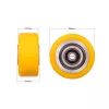 Támasztókerék Hako Hakomatic és Scrubmaster B30 / B45 modellekhez (80x37 mm)