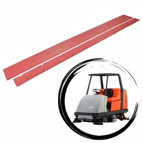   Felszívó gumikészlet Hako Hakomatic B1050 / B1100 padlótisztító gépekhez -természetes gumi