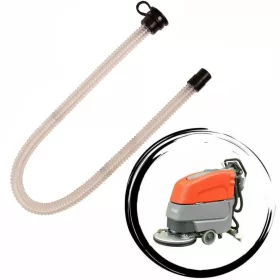   Tiszta víz leeresztő tömlő Hako B45 padlótisztító gépekhez, dugóval - 730 mm