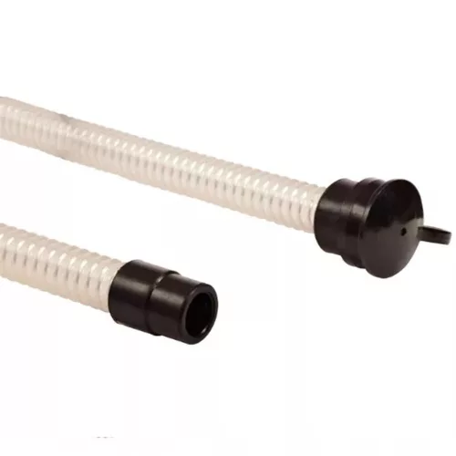 Tiszta víz leeresztő tömlő Hako B45 padlótisztító gépekhez, dugóval - 730 mm