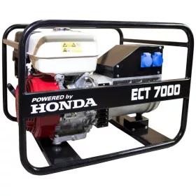   Eredeti Honda ECT 7000 Háromfázisú Benzines Áramfejlesztő (7,0 kVA 400V / 4,0 kVA 230V, GX390 Honda Motor) – Eredeti Prémium Precíziós Aggregátor