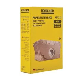   Papír porzsák 5db-os csomag Karcher WD2 A2004 MV2 2054 2024 (6.904-322.0) porszívókhoz
