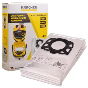   Eredeti Karcher flíz porzsák WD4, WD5, WD6 sorozathoz, 4 db (2.863-006.0)