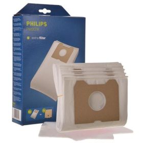   4x szintetikus mikroszálas porzsák + motorvédő szűrő Philips Triathlon 1400, Triathlon 2000, Athena és Duathlon porszívókhoz (PMB01K)