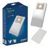 WORWO PMB01K mikroszálas porzsák Philips porszívókhoz, 4 db + motorvédő szűrő