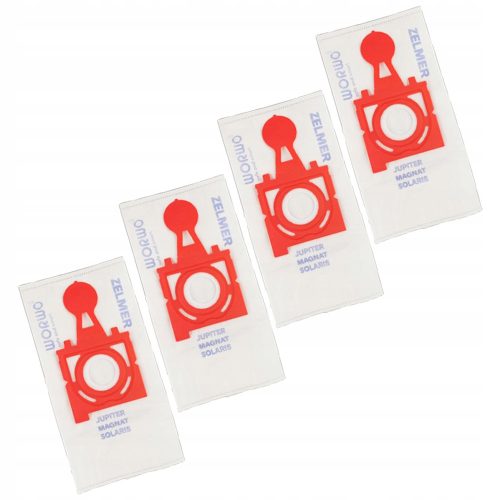 Szintetikus porzsák 4db  Zelmer Solaris Magnat Jupiter Maxim porszívókhoz (ZVC425HT 425SP)