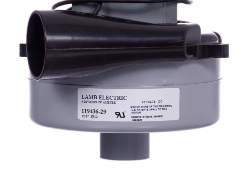 Eredeti AMETEK Lamb szívómotor dupla csőcsatlakozással (24V, 430W, IN-LET, oldalsó kifúvás)