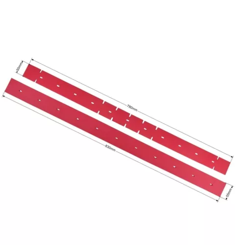 Felszívógumi Szett (Természetes gumi, 830/780 mm) – Tennant T3, T5 (800 mm szívógerenda)