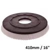 Tányérkefe padlótisztító gépekhez - 410 mm, közepes sörték