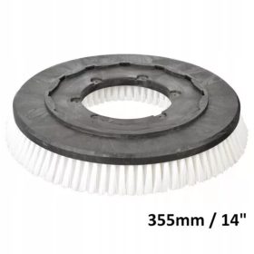   Súrolópad tartó és kefe Kärcher és Hako gépekhez, Ø355 mm, puha sörtékkel