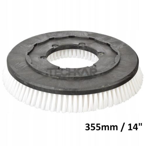 Kefe Kärcher és Hako gépekhez, Ø355 mm, közepes keménységű sörtékkel