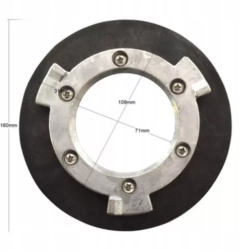 Kefe és Padtartó Rögzítő Adapter Victor Takarítógépekhez, 160mm