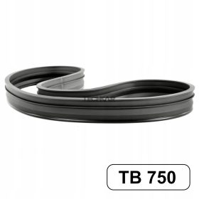   Védőgumi padlótisztító gépekhez - Hako Hakomatic B70, B90, Scrubmaster B75 R - TB750/TB850 fej, poliuretán és polipropilén