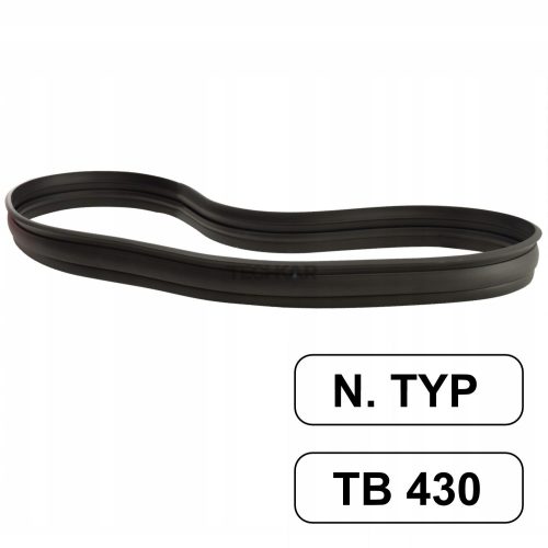 Védőgumi Hako B30 / B45 tisztítógépekhez, olajálló, TB430 17" fejhez, 1480 mm hosszú
