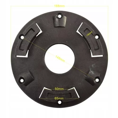 Kefetartó / Padtartó rögzítő tárcsa Lavor gépekhez, 168 mm