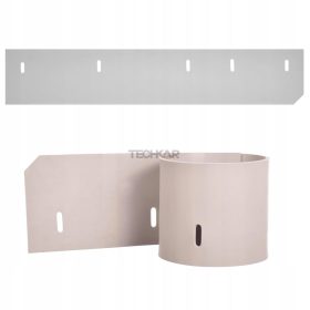   Védő- és oldalsó gumi, bal oldali, Hako Hakomatic B910 és Scrubmaster B140 R tisztítógépekhez, 625 mm hosszú, természetes gumiból