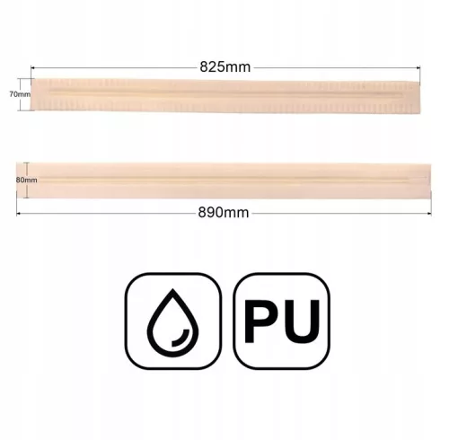 Olajálló poliuretán szívóél készlet Karcher gépekhez, 850 mm