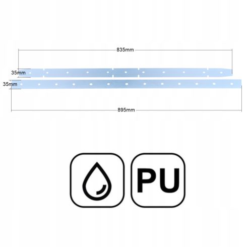 Szívógumi készlet Hako Scrubmaster B25 géphez - Olajálló (PU)