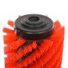 Hengerkefe Karcher BR 35/12 C padlótisztító géphez - 350 mm, piros, közepes keménységű - 1 db (4.037-031 cikkszám kiváltására)