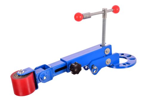 Fender SK2668 sárvédő javító és szélesítő rolka, állítható teleszkópos karral, dönthető görgőfejjel, univerzális 4/5 csavaros kerékagyrögzítéssel