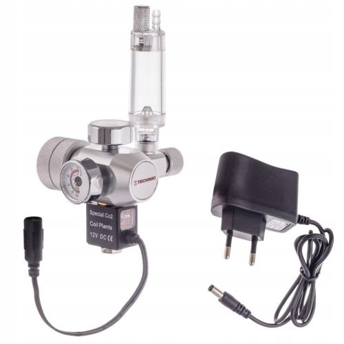 R104-BBL CO2 reduktor akváriumhoz buborékszámlálóval és 12 V mágnesszeleppel