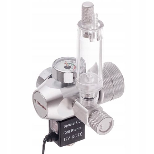 R104-BBL CO2 reduktor akváriumhoz buborékszámlálóval és 12 V mágnesszeleppel