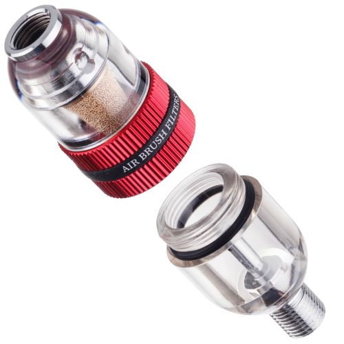 Pontos levegőszűrő és vízleválasztó airbrushhoz 1/8", 4 betét