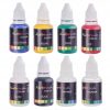 Akril airbrush festék készlet – 6 szín, hígító és tisztító