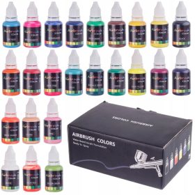 24 darabos akrilfesték készlet airbrush-hoz (24 x 20 ml)