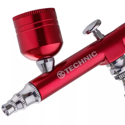 TC Technic AB-140 Red modellező airbrush pisztoly, 0,3 mm dűzni