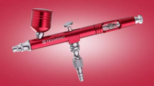 TC Technic AB-140 Red modellező airbrush pisztoly, 0,3 mm dűzni