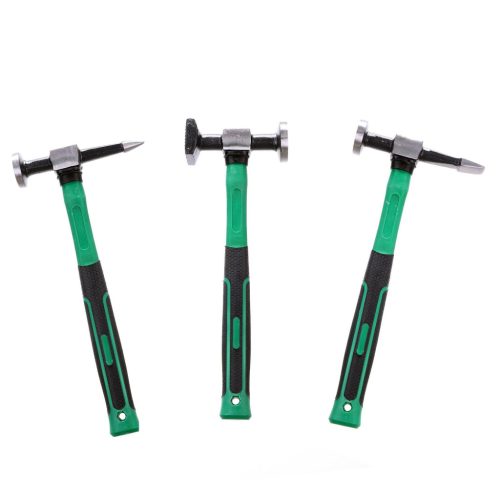 10 részes karosszériaegyengető készlet - 3 kalapács és 7 kovácsüllő