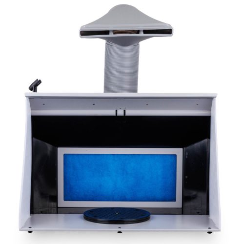 AH-311 Nagyméretű makettező festőkabin LED világítással és dupla ventilátorral