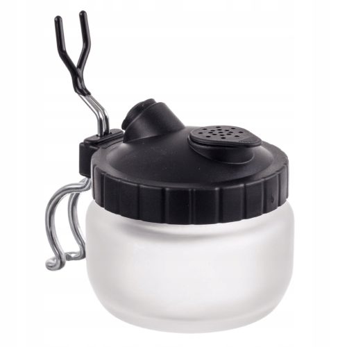 Airbrush tisztító és karbantartó készlet tartállyal és kefe készlettel