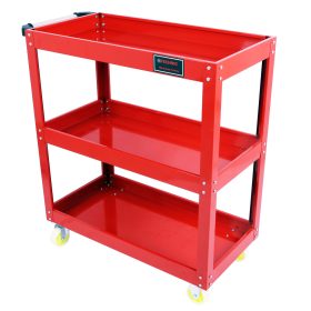   TC Technic 3 polcos műhelykocsi, 150 kg teherbírással, fékezhető kerekekkel