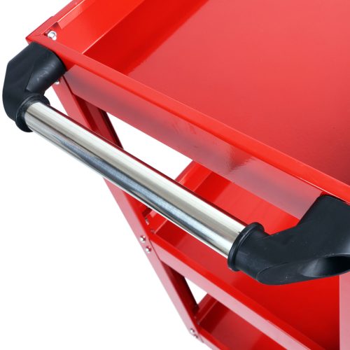 TC Technic 3 polcos műhelykocsi, 150 kg teherbírással, fékezhető kerekekkel