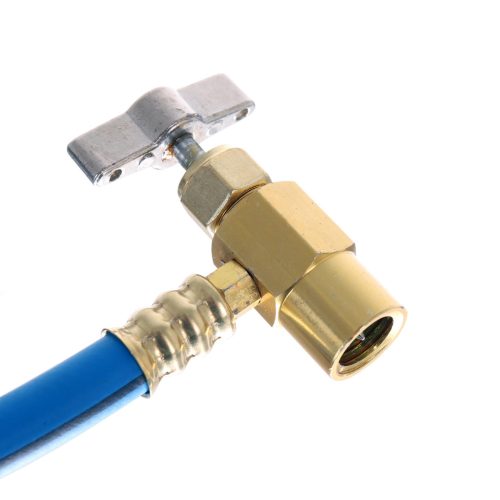 R134A klímatöltő tömlő manométerrel és szelepekkel – LP port