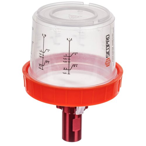 PPS festékkeverő pohár készlet szűrővel és adapterrel (200 ml, 10 db, 190µm)