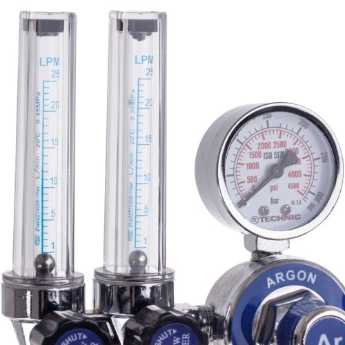 Argon / CO2 Nyomáscsökkentő Reduktor Két Rotaméterrel